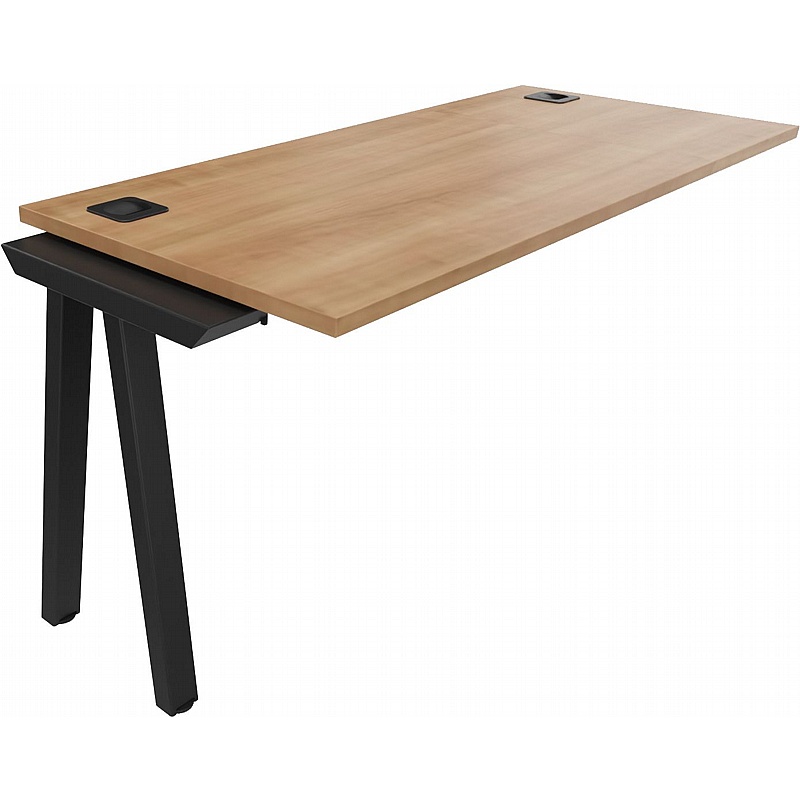 Linnea Shallow A-Frame Rectangular Bench Extension Desks - Office Desks