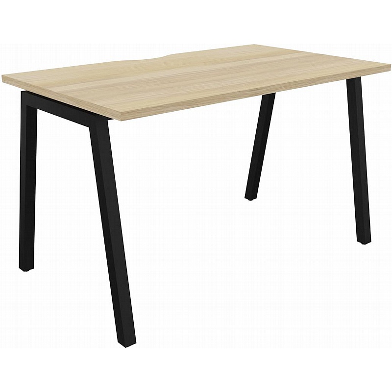 Linux II A-Frame Rectangular Bench Desks - Office Desks