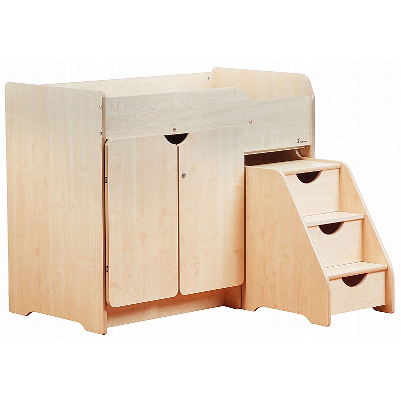 Stepped Baby Changing Trolley - School Furniture