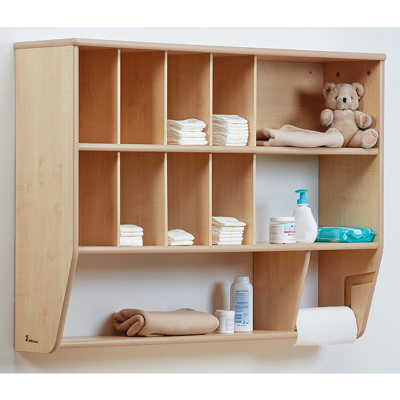 Baby Changing Wall Storage Unit - School Furniture