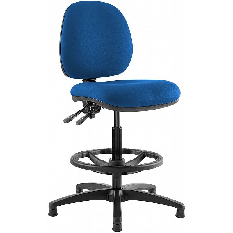 Kirby Medium Back Draughtsman Chair - Office Chairs