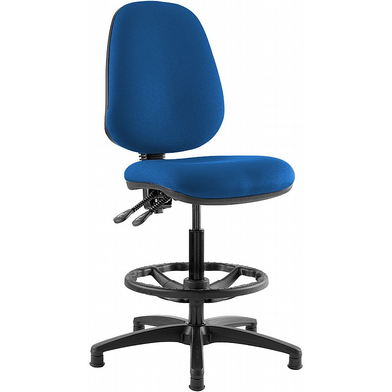 Kirby High Back Draughtsman Chair - Office Chairs