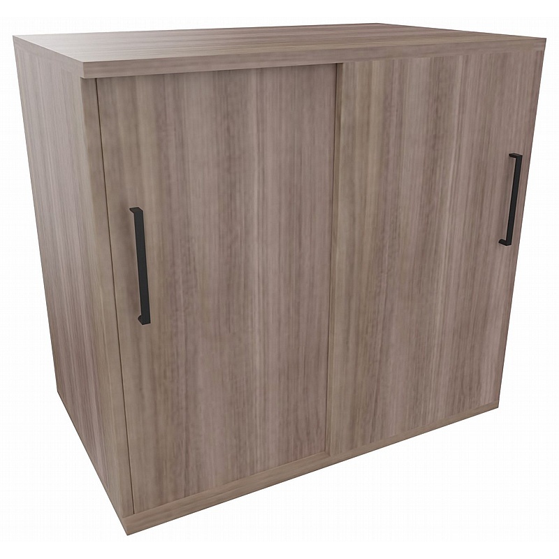 Elite Desk High Sliding Door Cupboards - Office Storage