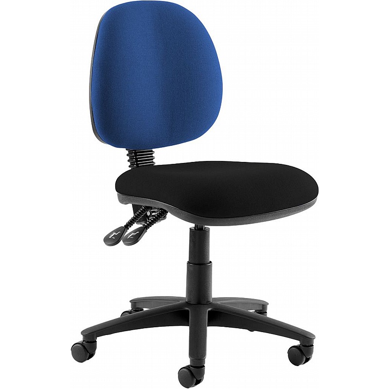 Kirby Duo Medium Back 2-Lever Operator Chairs - Office Chairs