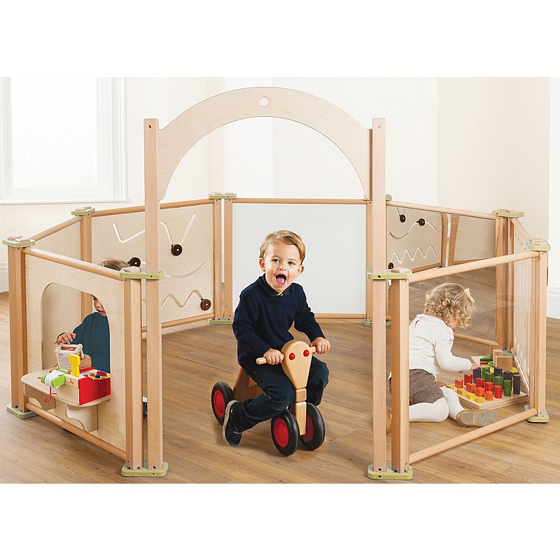 Tiny Tots Role Play 8 Panel Set Bundle - School Furniture