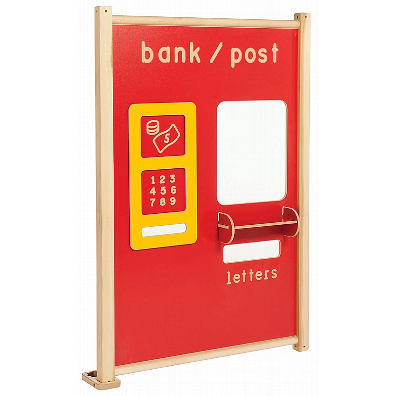 Toddler Role Play Bank and Post Office Panel - School Furniture