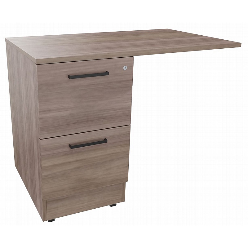 Elite Rectangular Desk High Extension Pedestal - Office Storage