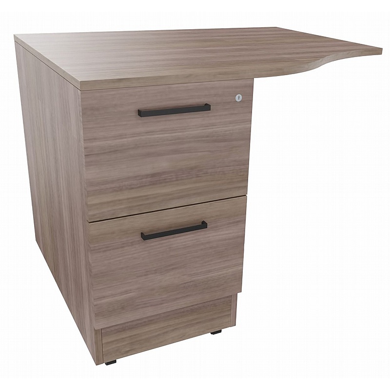 Elite Wave Desk High Extension Pedestal - Office Storage