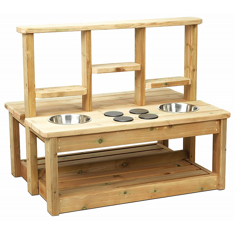 Adventure Tots Nursery Outdoor Island Kitchen - School Furniture