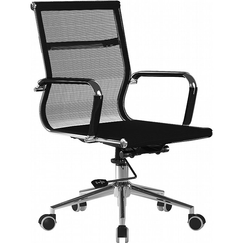 Aura Contemporary Medium Back Mesh Executive Office Chair - Office Chairs