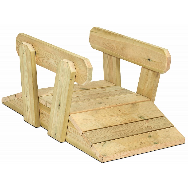 Adventure Tots Nursery Outdoor Toddler Bridge - School Furniture