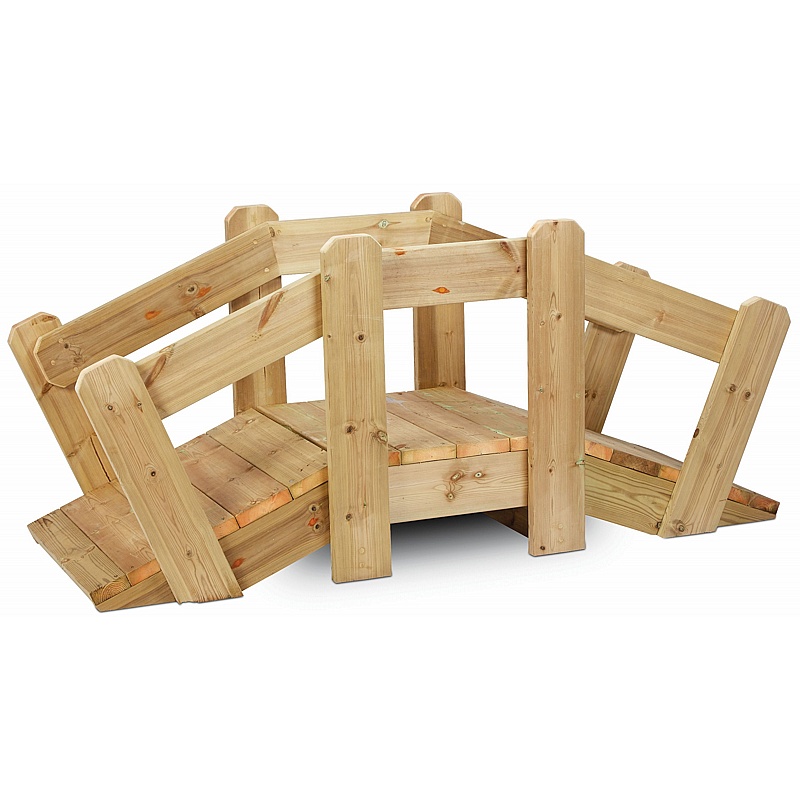 Adventure Tots Nursery Outdoor Troll Bridge - School Furniture