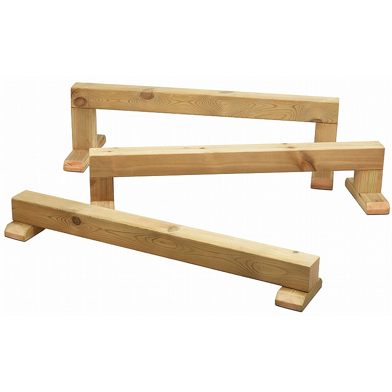 Adventure Tots Nursery Outdoor Balance Beam Bundle - School Furniture