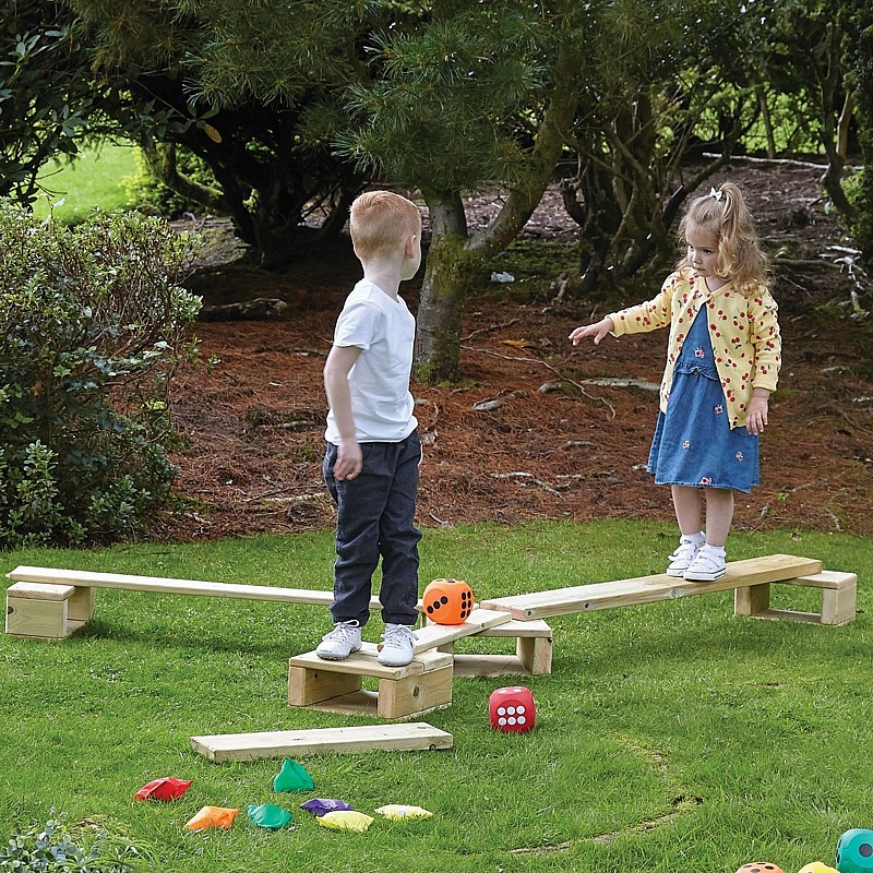 Adventure Tots Nursery Outdoor Balance Bundle - School Furniture