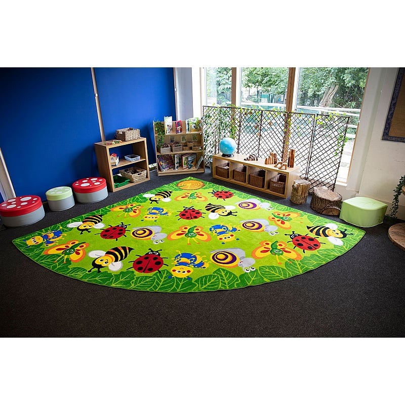 Back to Nature Large Corner Placement Carpet - School Furniture