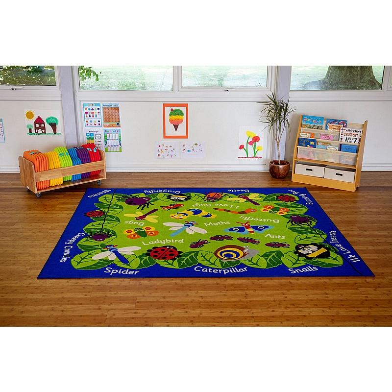 Back to Nature Mini Beasts Carpet - School Furniture