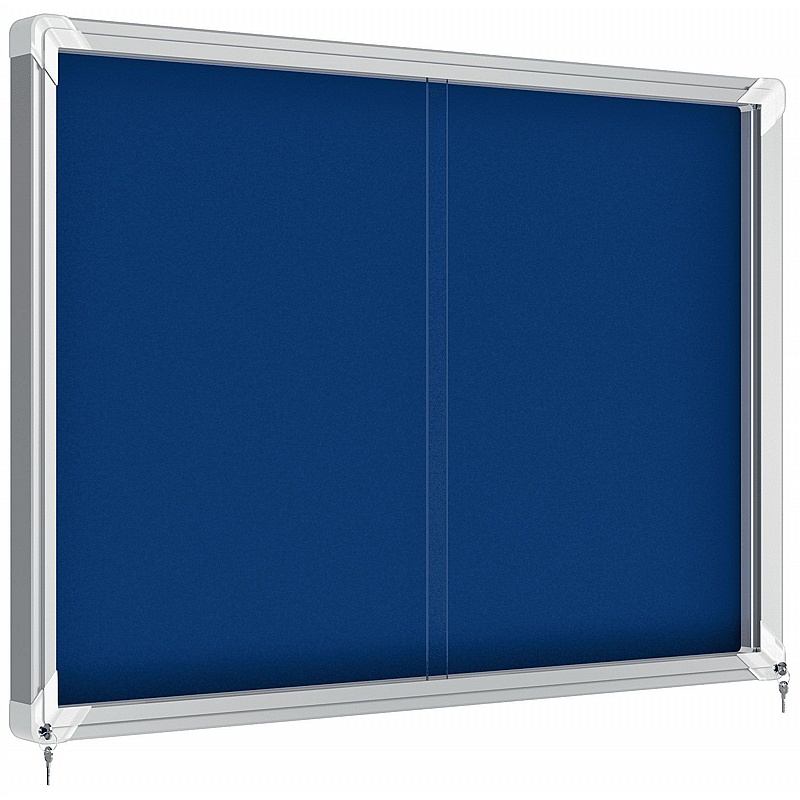 Nobo Premium Plus Sliding Door Felt Noticeboards - Display Equipment