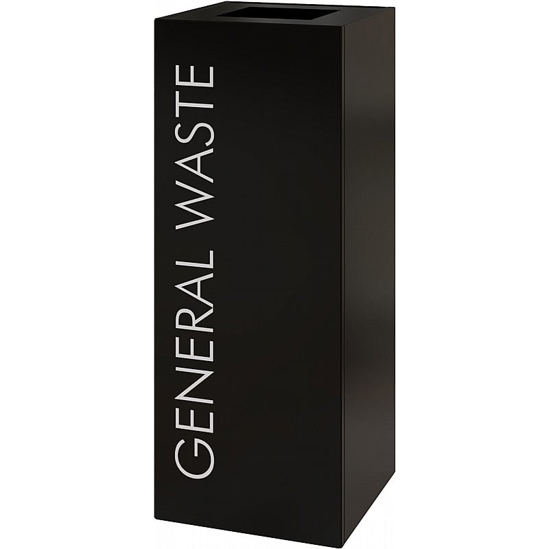 Silverline Metal General Waste Bins - Office Accessories