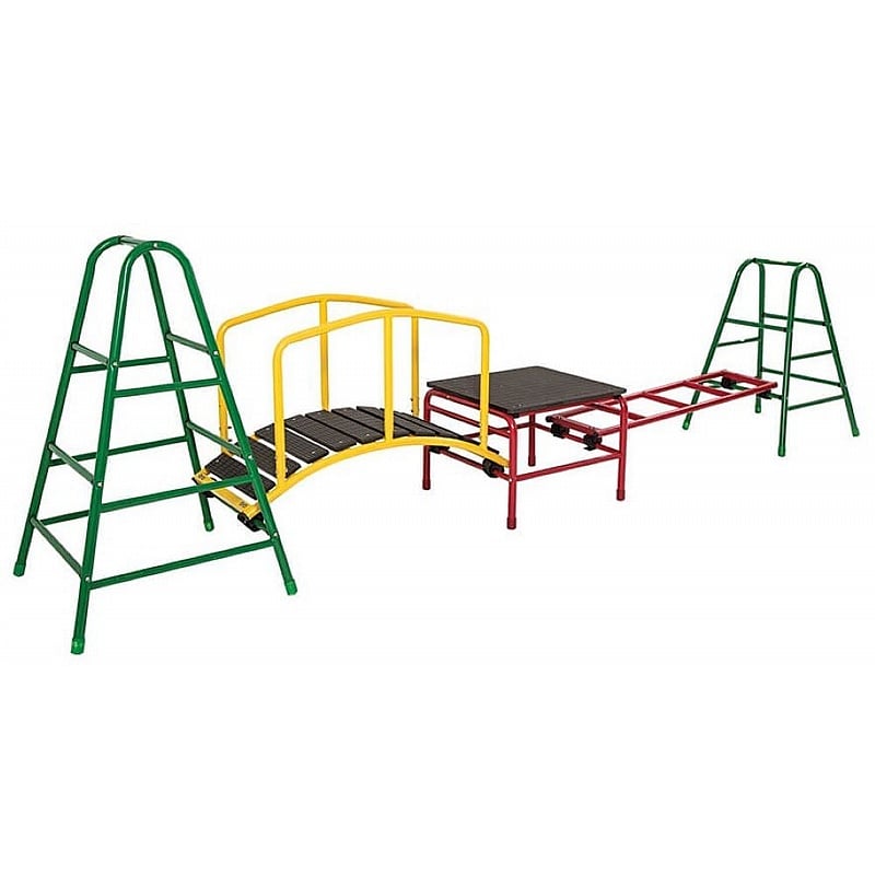 Little Leapers Modular Outdoor 5 Piece Gym Set - School Furniture