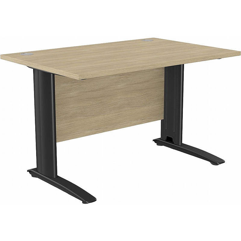 SmartLine Rectangular Cable Managed Office Desks - Office Desks