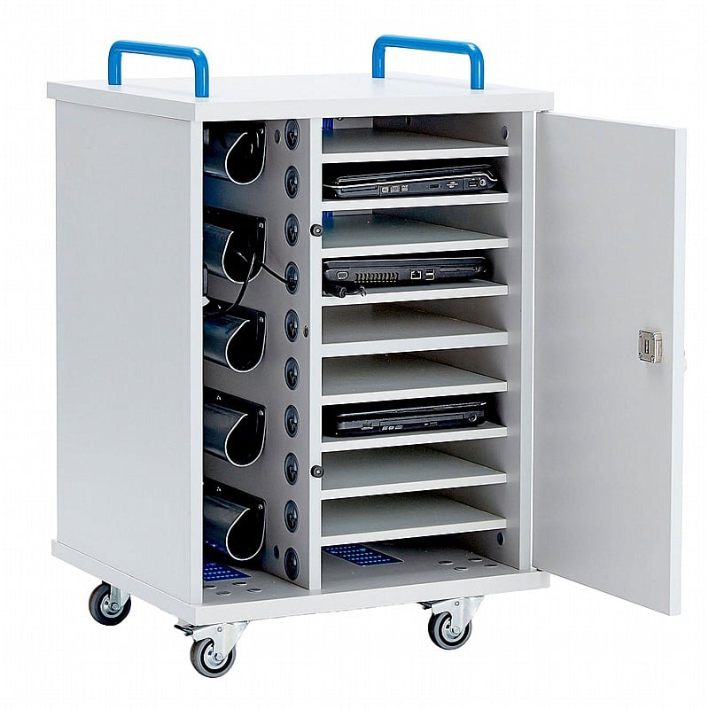 LapCabby Lyte 10H Horizontal Laptop Charging and Storage Trolley - School Furniture