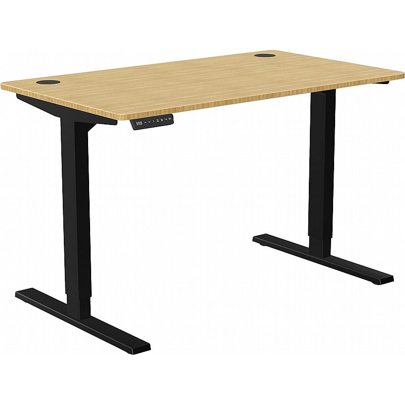 SmartLine Bamboo Sit Stand Office Desks - Office Desks