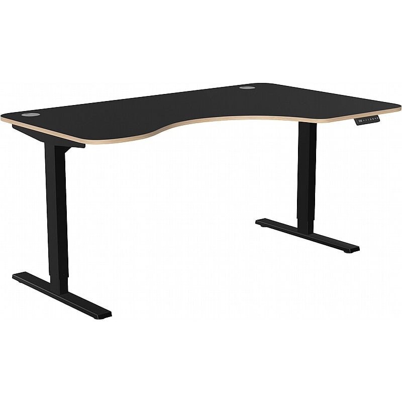 SmartLine Ergonomic Radial Sit Stand Office Desks - Office Desks