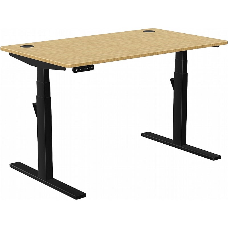 SmartLine Pro Bamboo Sit Stand Office Desks - Office Desks