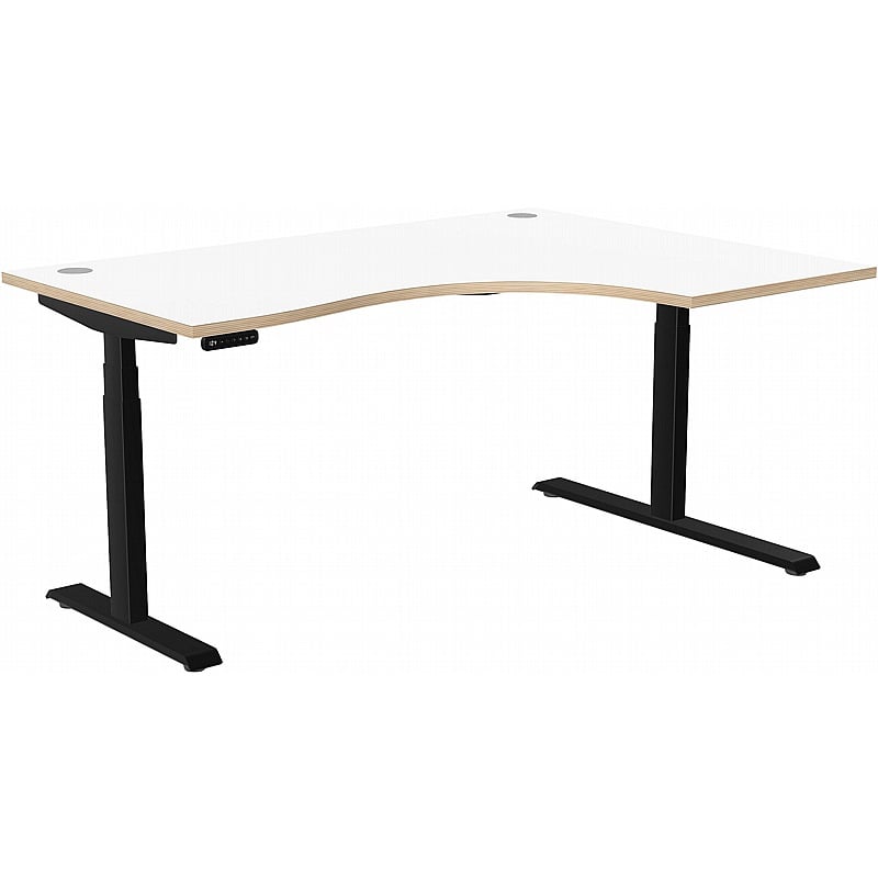 SmartLine Pro Ergonomic Radial Sit Stand Office Desks - Office Desks