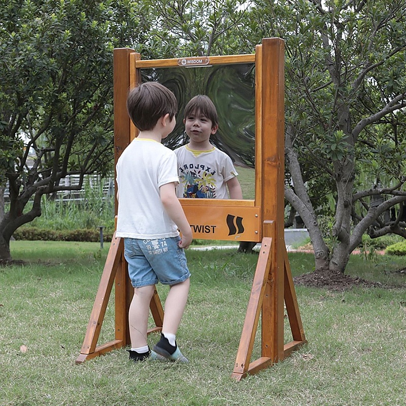 Vision Outdoor Twist Illusion Mirror - School Furniture