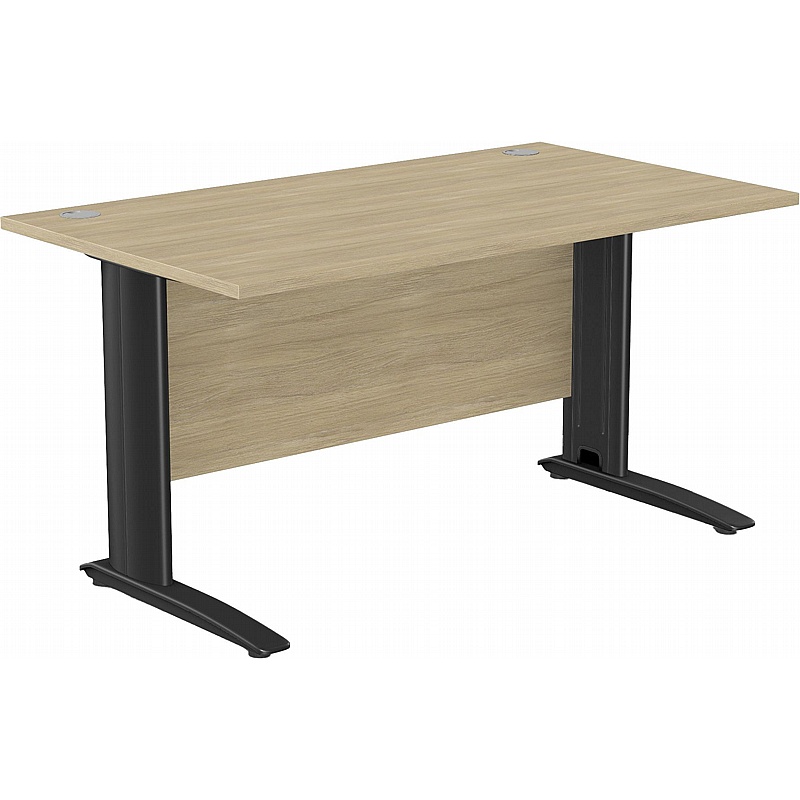 SmartLine Rectangular Cable Managed Office Desks - Office Desks