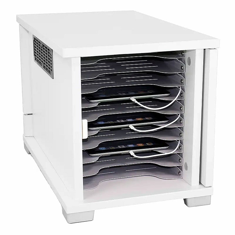 LapCabby Lyte 10H Single Door Tablet Charging and Storage Cabinet - School Furniture