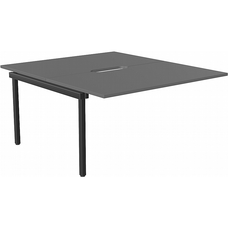 SmartLine Rectangular Back to Back Bench Extension Desks - Office Desks