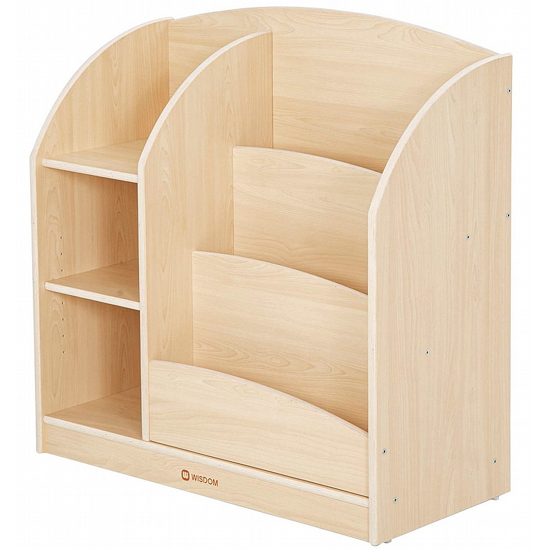 Bright Beginnings Combination Nursery and Library Bookcase - School Furniture