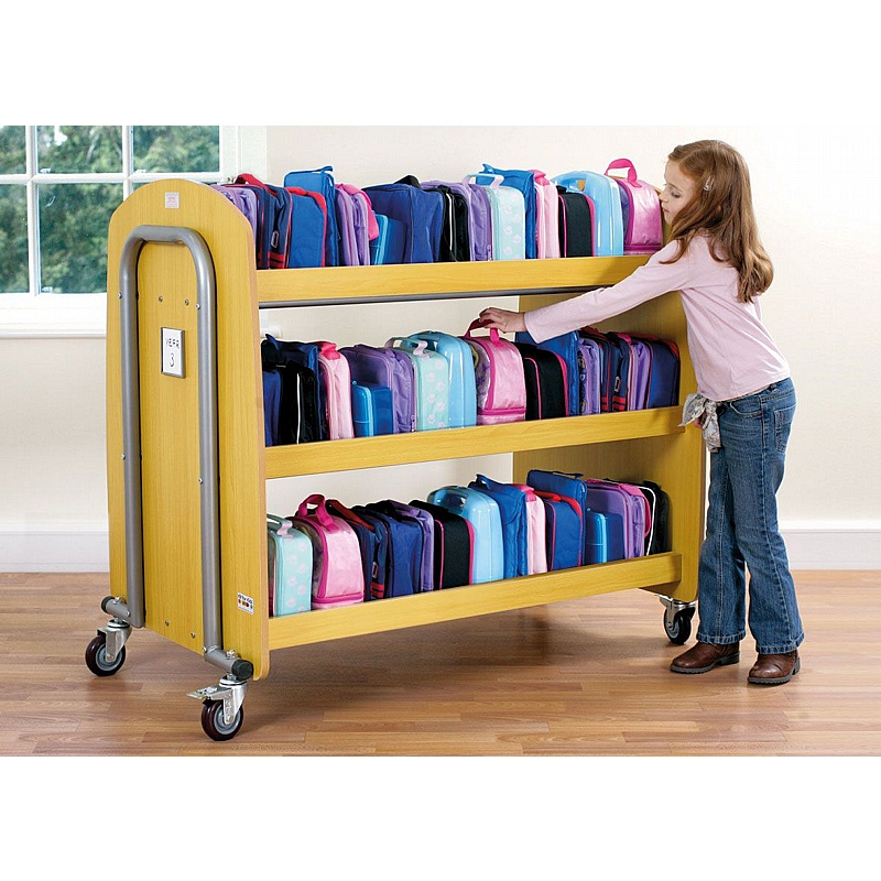 Tuf2 Double Lunchbox Trolley - School Furniture