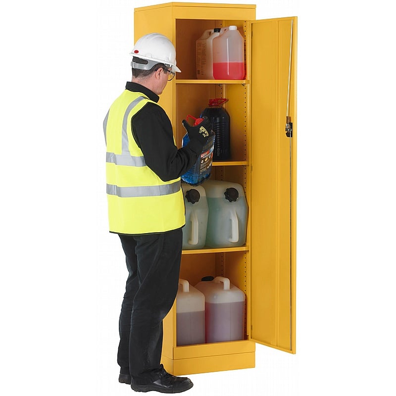 Neo Probe II 4 Compartment Hazardous Flammable Cabinet - Office Storage