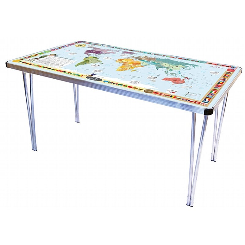 Gopak Activity World Map Folding Table - School Furniture