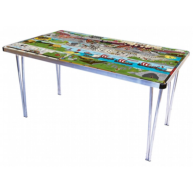 Gopak Activity History Folding Table - School Furniture