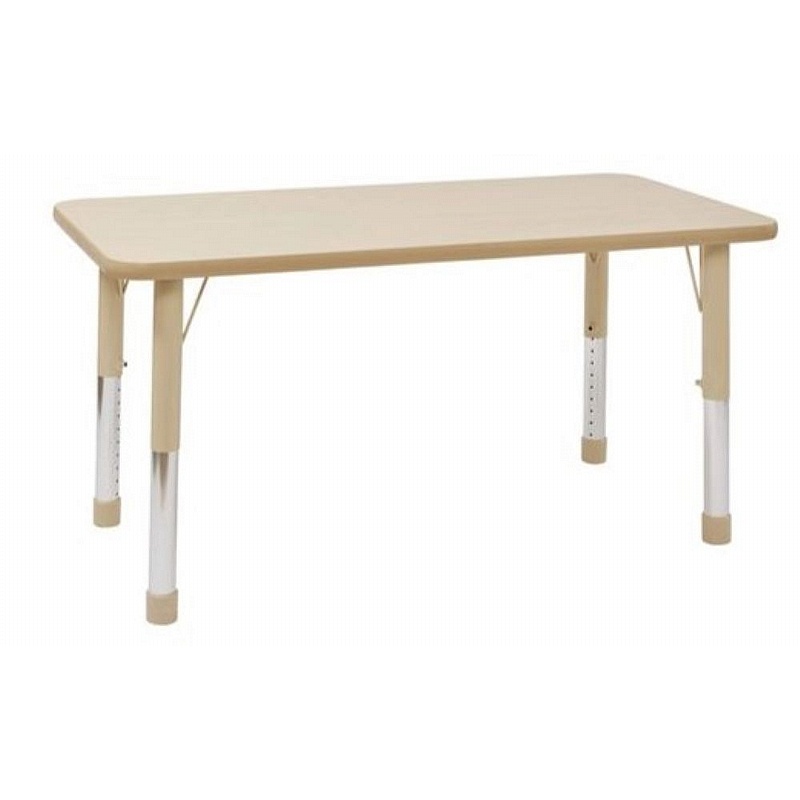 Wisdom Elegant Height Adjustable Rectangular Tables - School Furniture