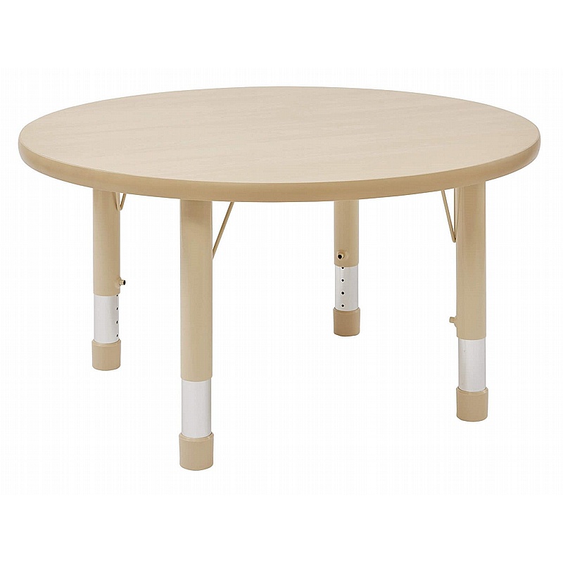 Wisdom Elegant Height Adjustable Circular Tables - School Furniture