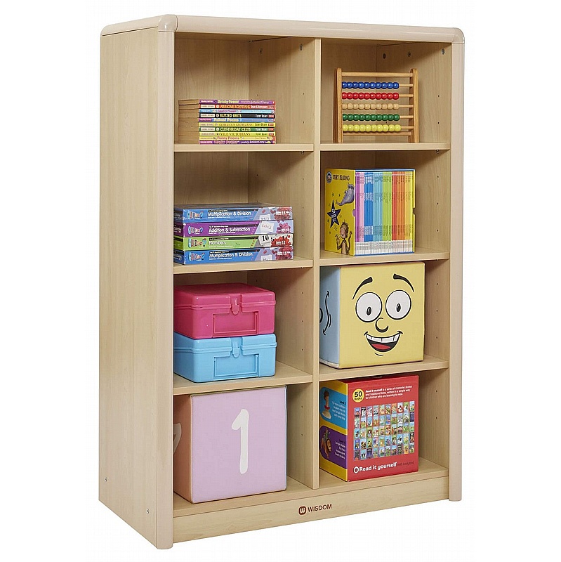 Wisdom Elegant Adjustable Nursery and Library Bookcase - School Furniture