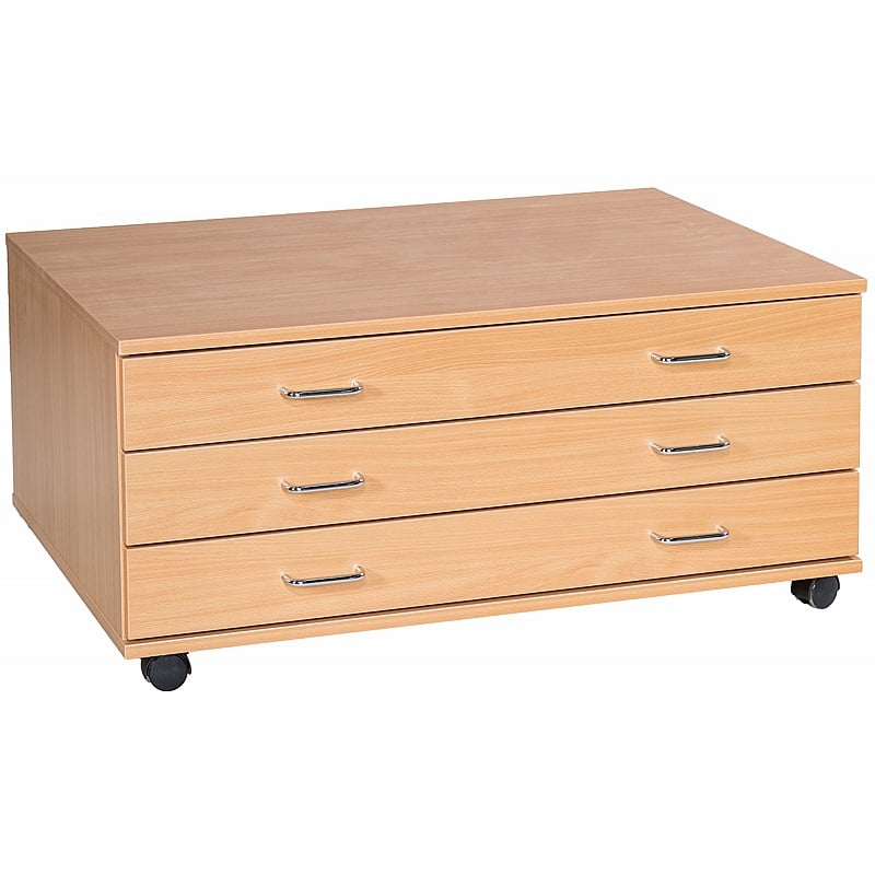 EduStore Mobile A1 Plan Chests Paper and Art School Storage - School Furniture