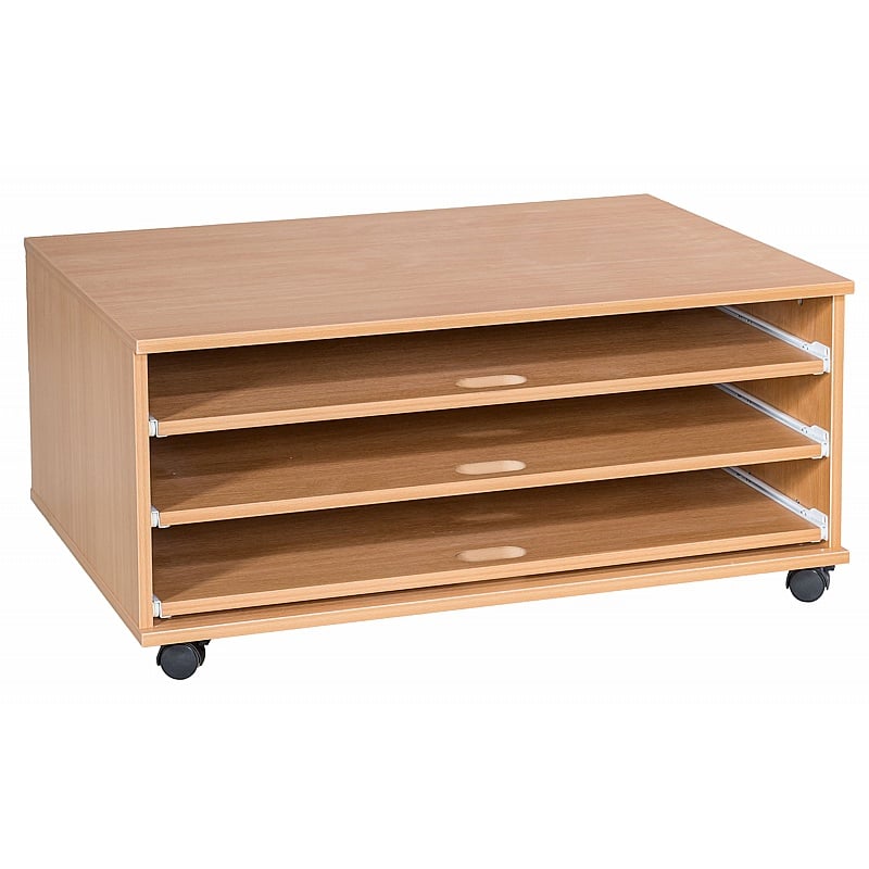 EduStore Mobile Sliding A1 Paper and Art School Storage - School Furniture