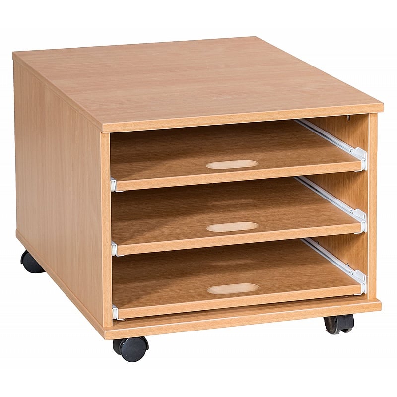 EduStore Mobile Sliding A2 Paper and Art School Storage - School Furniture