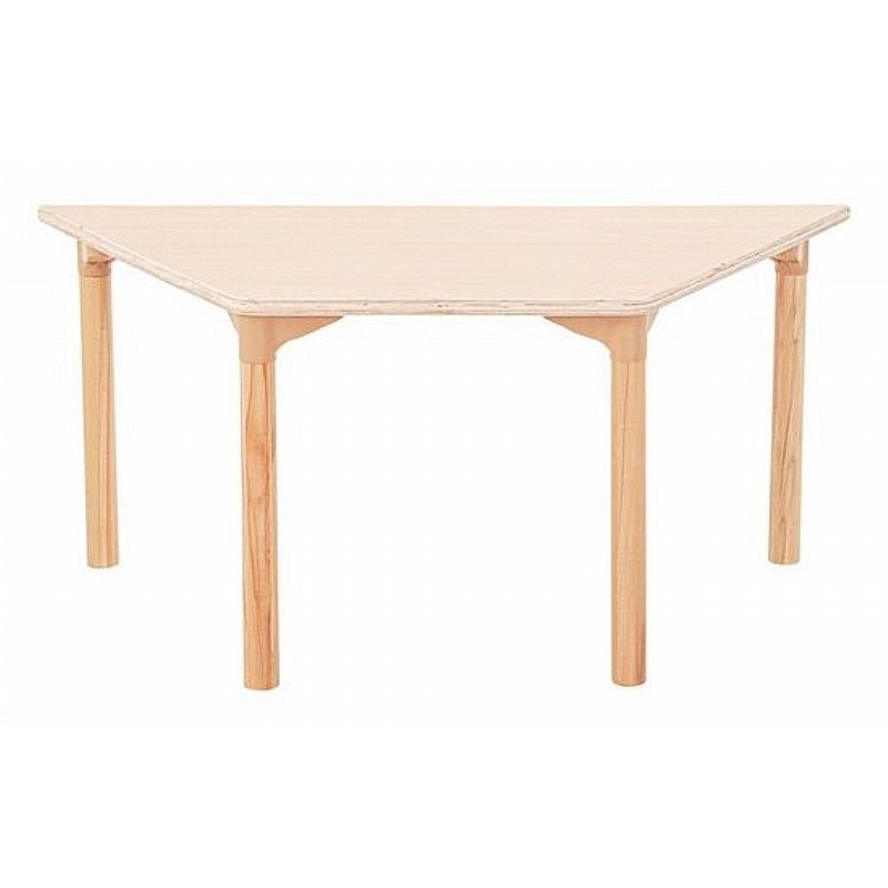 Zona Beechwood Trapezoid Nursery and Pre School Tables - School Furniture