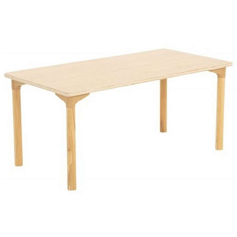 Zona Beechwood Rectangular Nursery and Pre School Tables - School Furniture