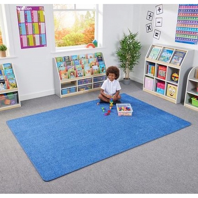 Solid Rectangular Placement Carpet - School Furniture