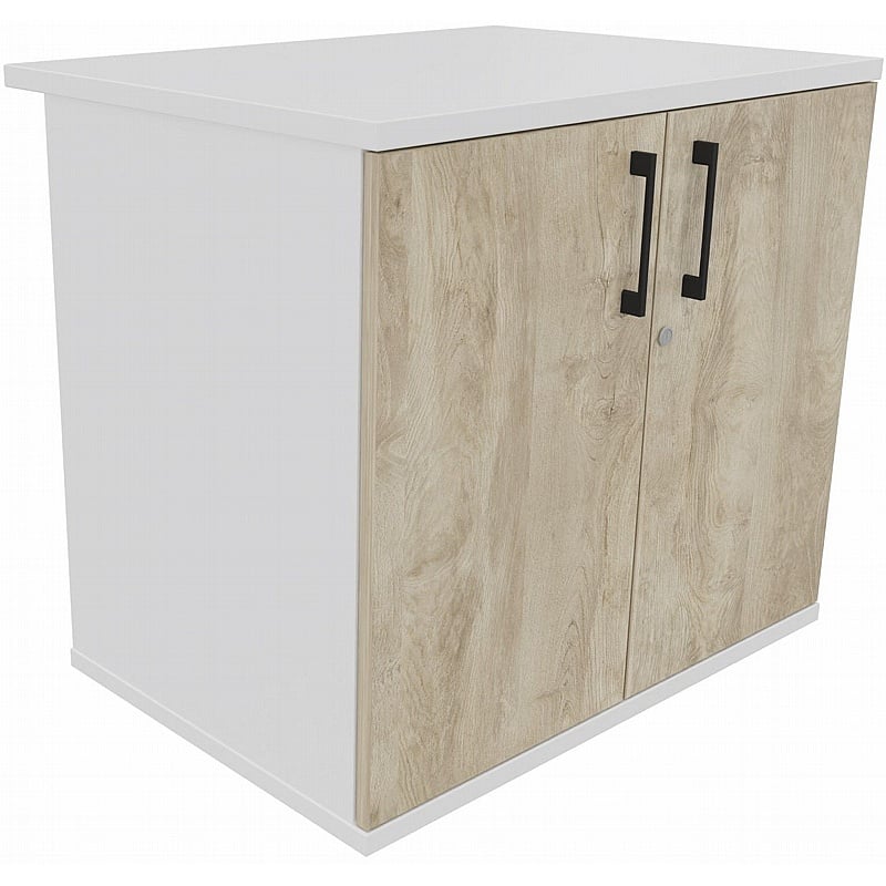 Unified Duo Desk High Double Door Office Cupboards - Office Storage