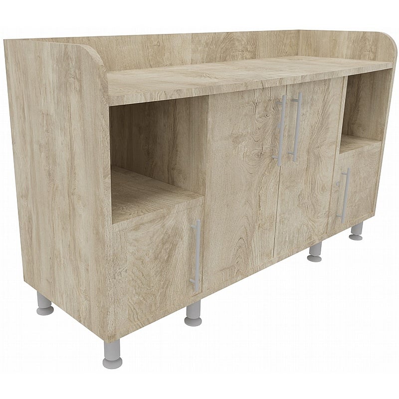 Unified Duo Boardroom 2 Door Combi Credenza Storage Unit - Office Storage