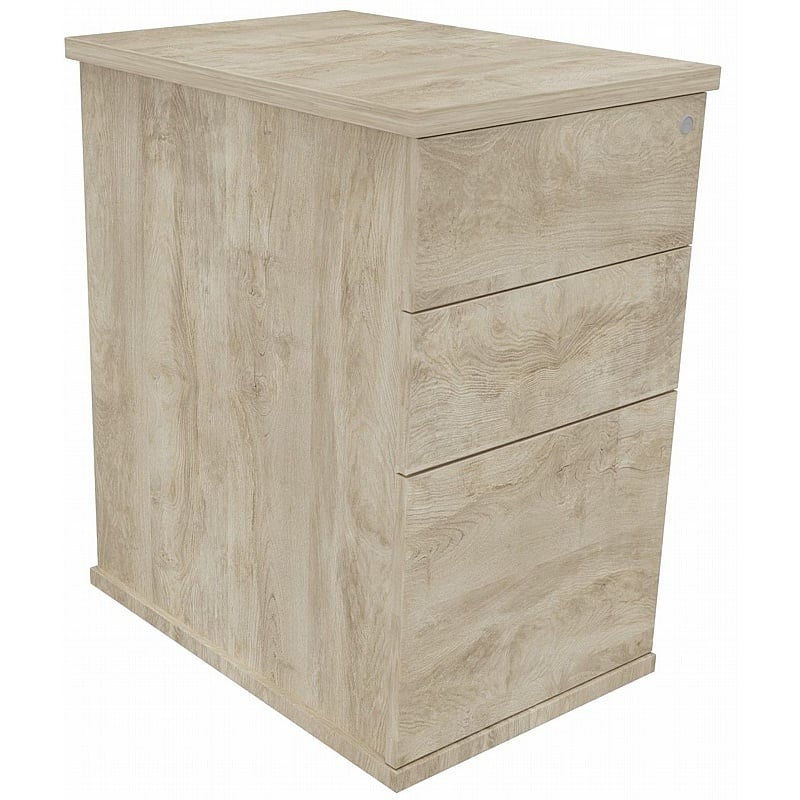 Unified Flush Desk High Pedestals - Office Storage